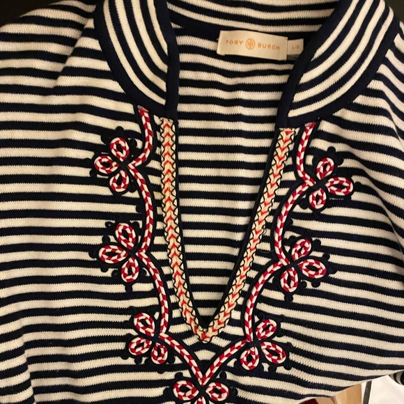 COPY - Tory Burch Striped Blouse - Picture 5 of 6